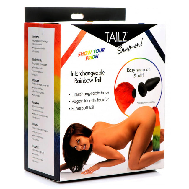 Tailz Snap On Interchangeable Rainbow Tail