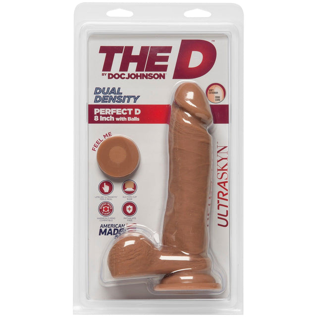 The D Dual Density Perfect D 8 Inch Dildo