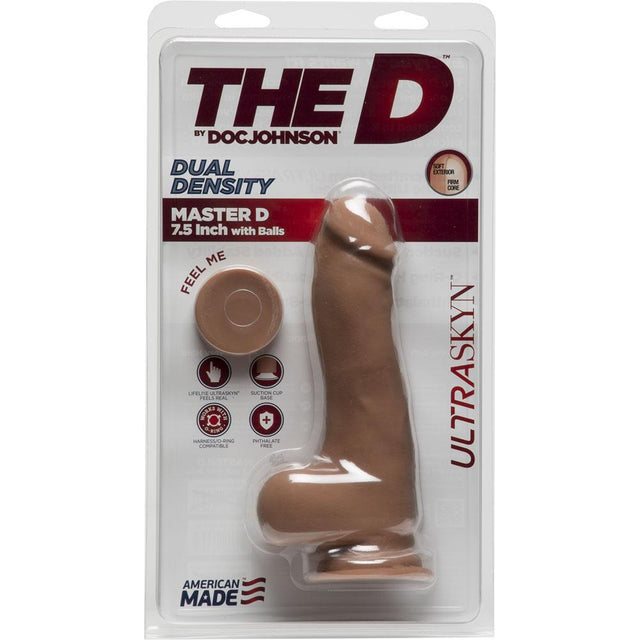 The D Master D ULTRASKYN 7.5 Inch Dildo with Balls