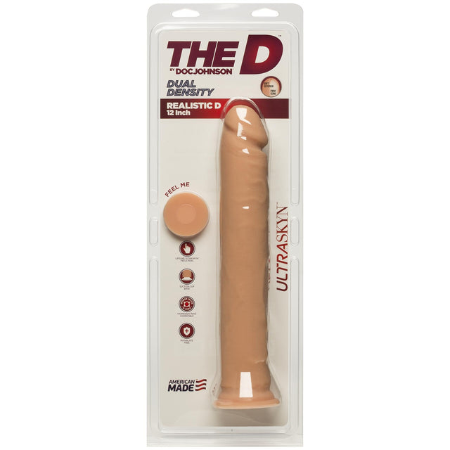 The D Realistic D Ultraskyn 12 Inch Dildo