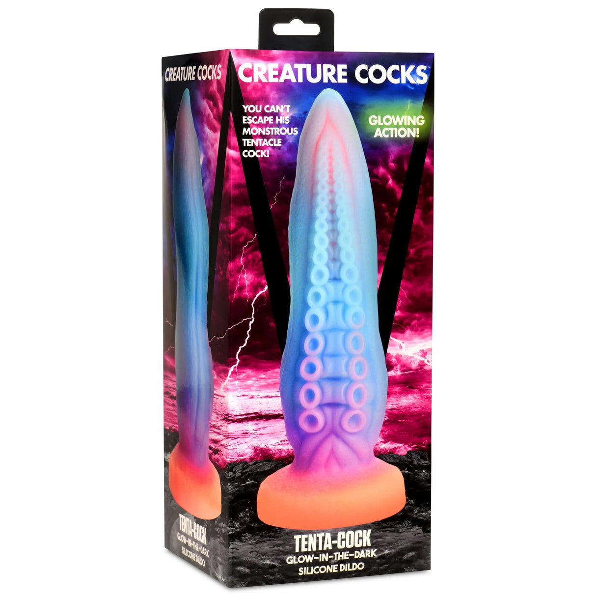Thick Tentacle Glow-in-the-Dark Silicone Dildo