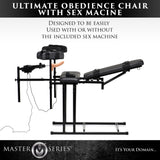 Ultimate Obedience Chair with Sex Machine