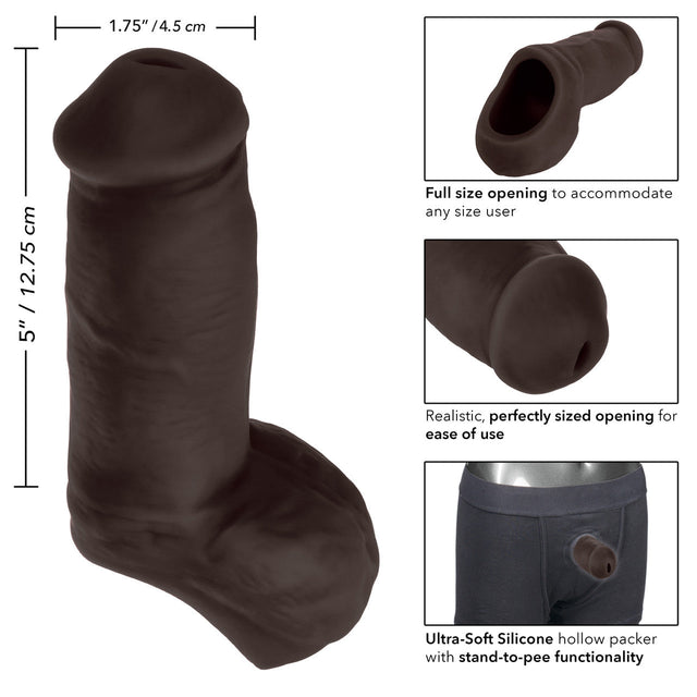 Ultra-Soft STP Hollow 5 Inch Packer Dildo