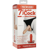 Vac-U-Lock Realistic Strap On Dildo Harness