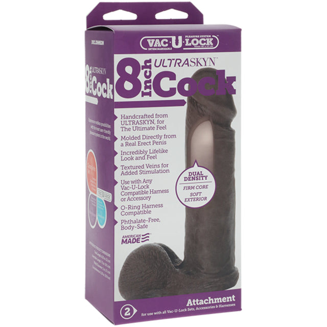 Vac-U-Lock 8 Inch Ultraskyn Dildo