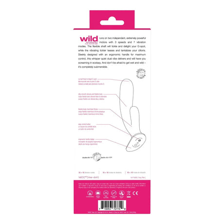 VeDO Wild Rechargeable Dual Stimulation Vibe