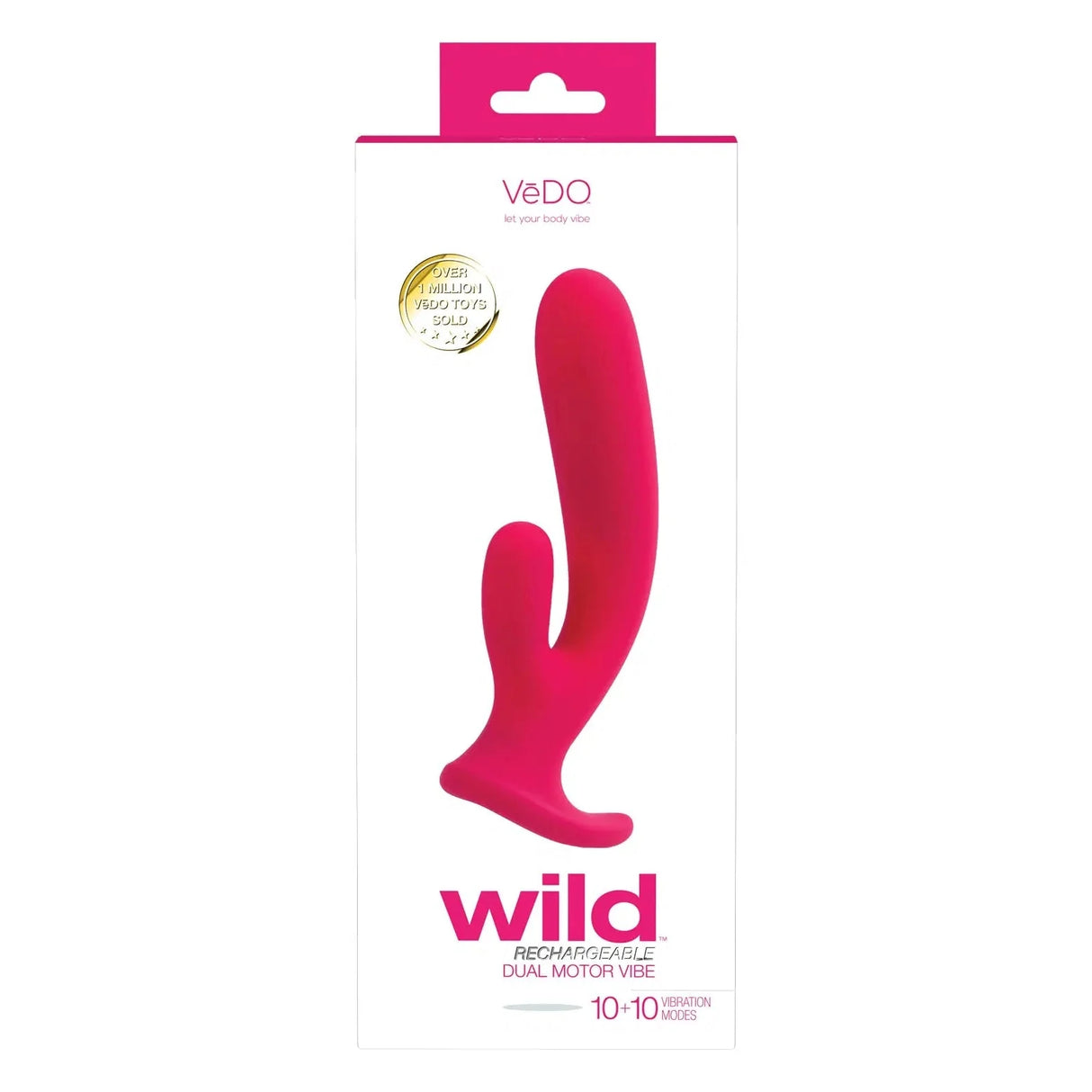 VeDO Wild Rechargeable Dual Stimulation Vibe