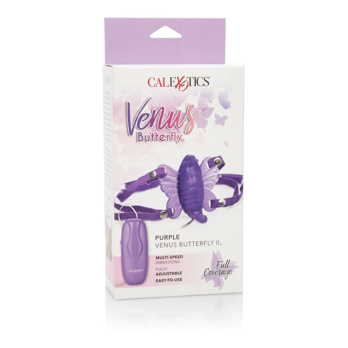 Venus Butterfly 2 Wearable Strap On Clit Vibrator - Purple
