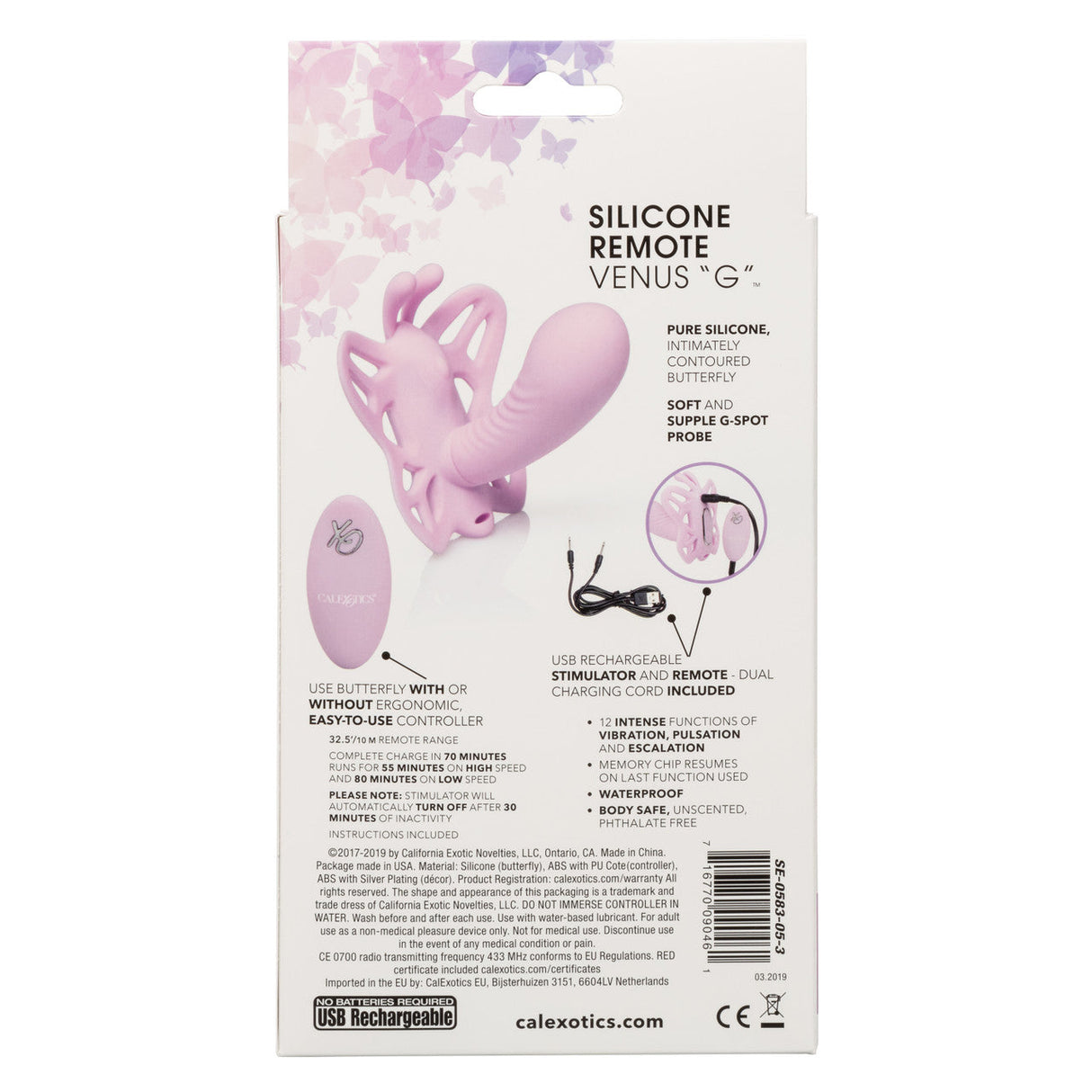 Venus Butterfly Wearable Dildo Vibrator With Remote