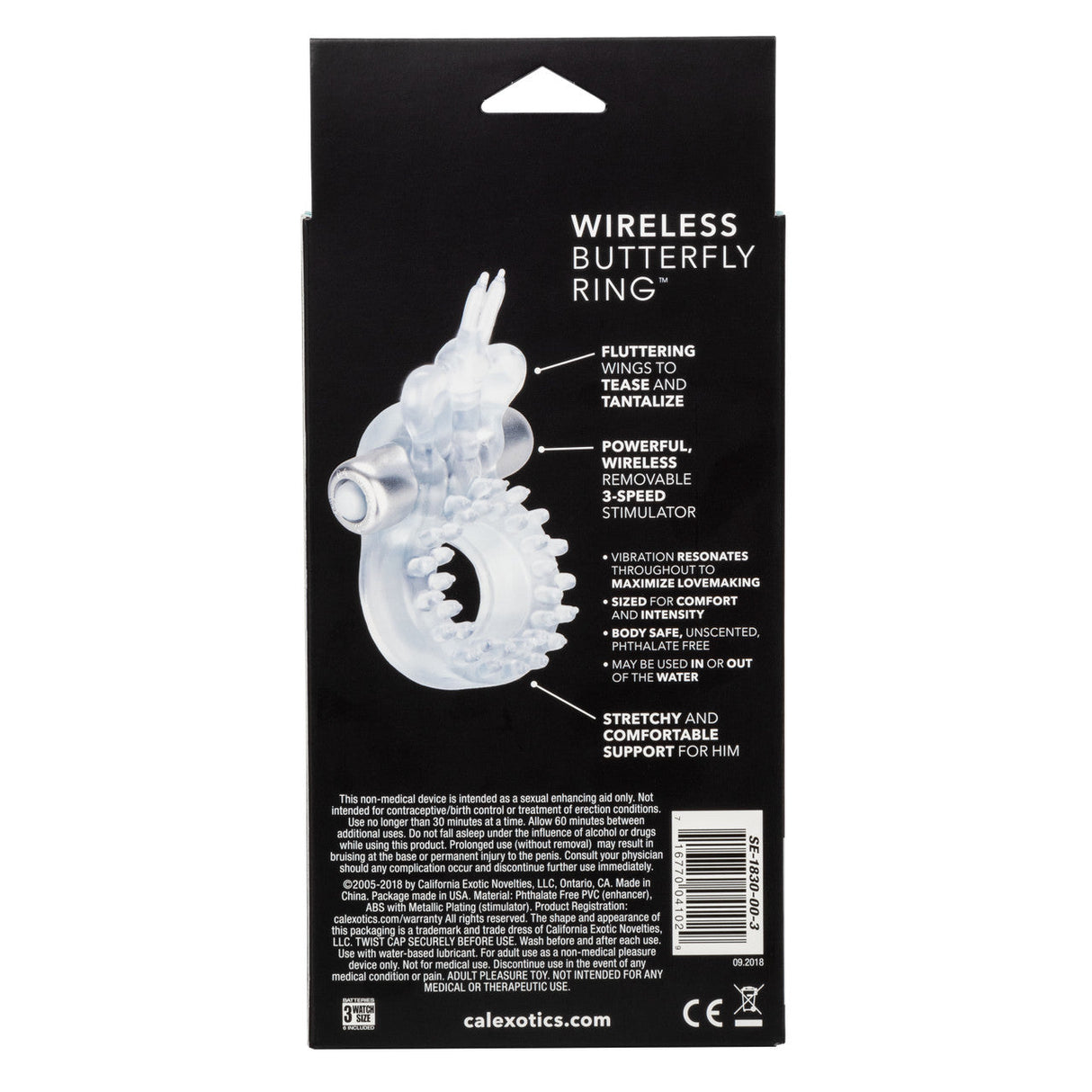 Wireless Butterfly Vibrating Cock Ring