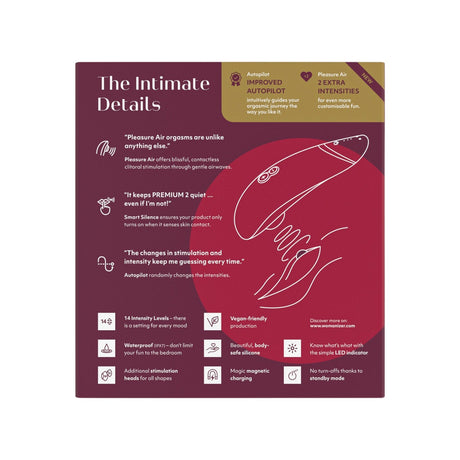 Womanizer Premium 2 Clitoral Stimulator