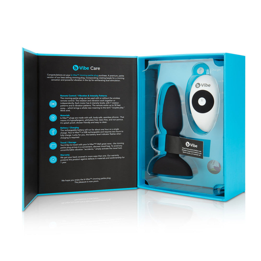 b-Vibe Petite Wireless Rimming Butt Plug