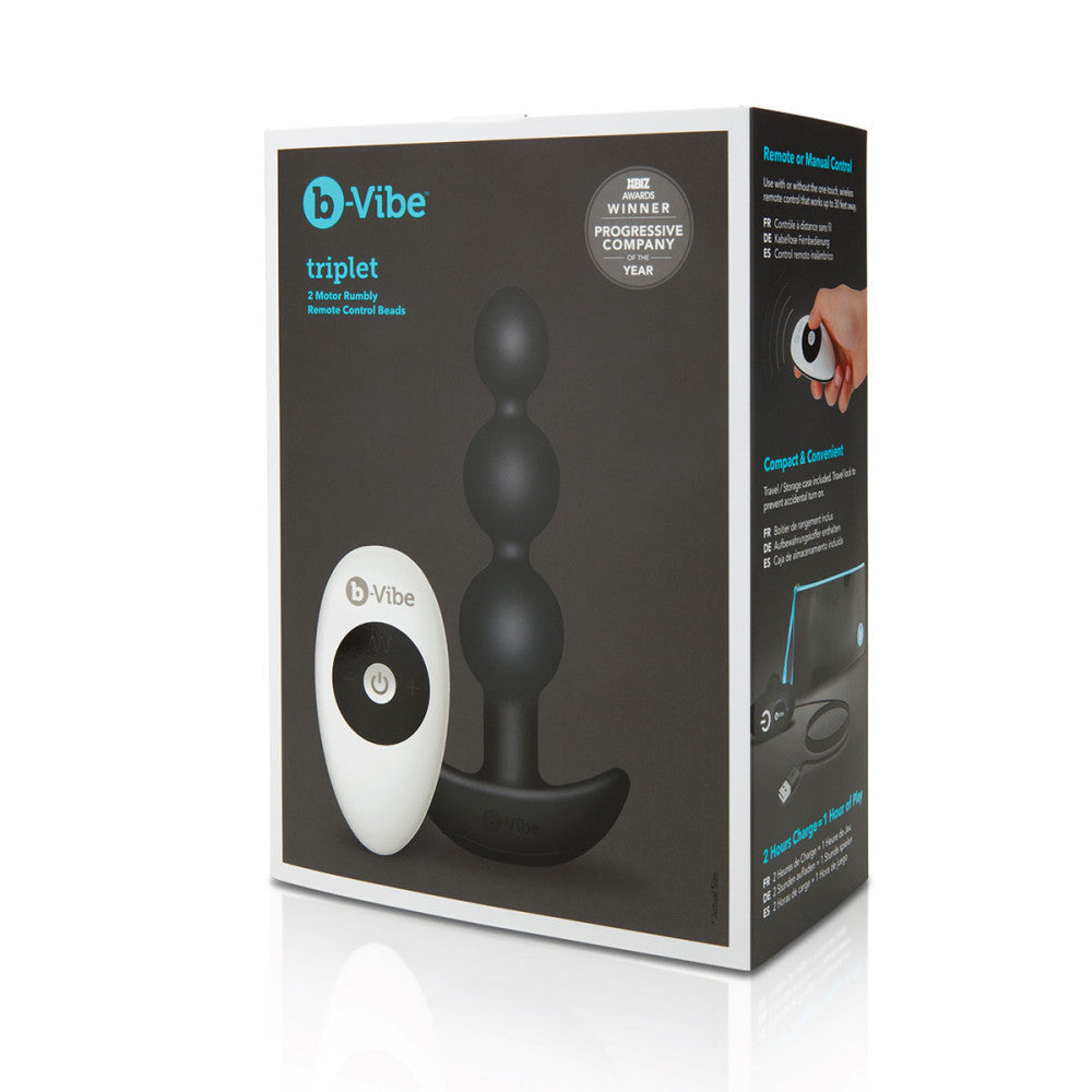 b-Vibe Triplet Remote Control Anal Beads