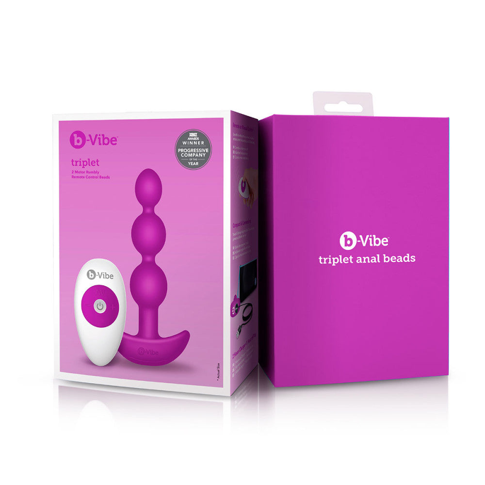 b-Vibe Triplet Remote Control Anal Beads