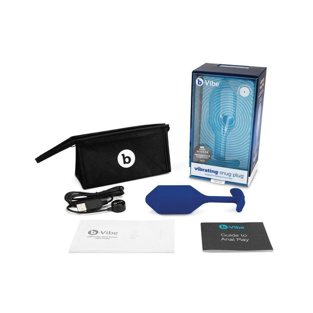 b-Vibe Vibrating Weighted Snug Plug