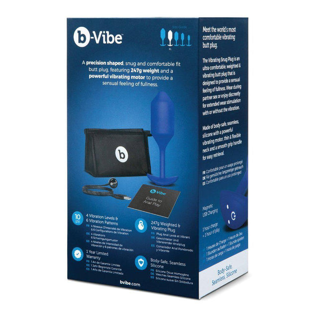 b-Vibe Vibrating Weighted Snug Plug