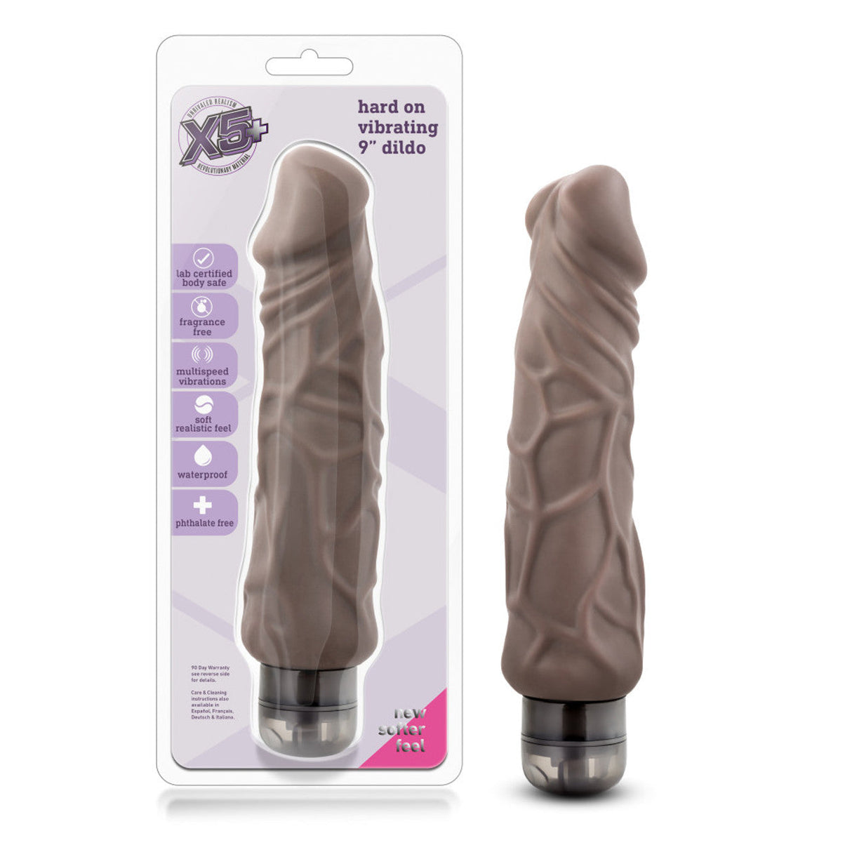 Blush X5 Plus Hard On Vibrating Dildo