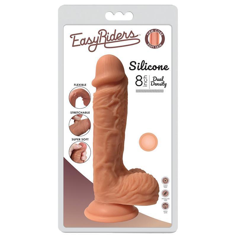 Curve Novelties Easy Rider Dual Density Silicone Dildo
