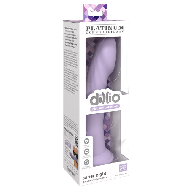 Dillio Platinum Super Eight Silicone Dildo