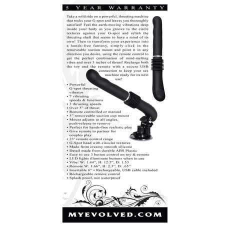Evolved G Force Thrusting Vibrator