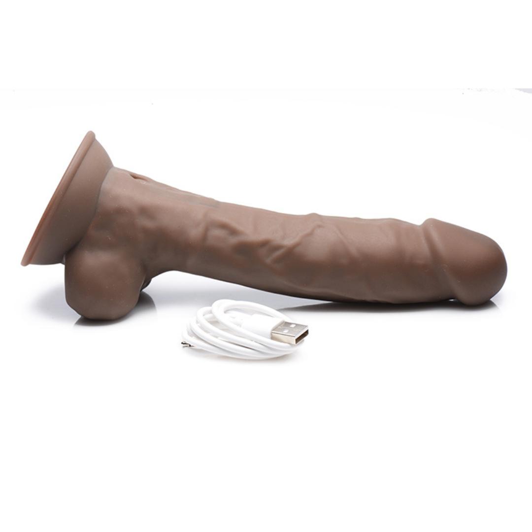 Fleshstixxx Vibrating Dual Density Silicone Dildo