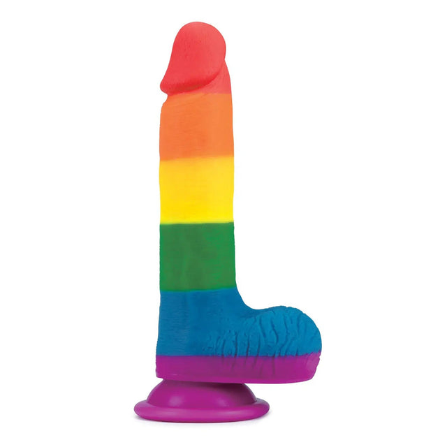 Get Lucky Real Skin 7.5 Inch Pride Dildo