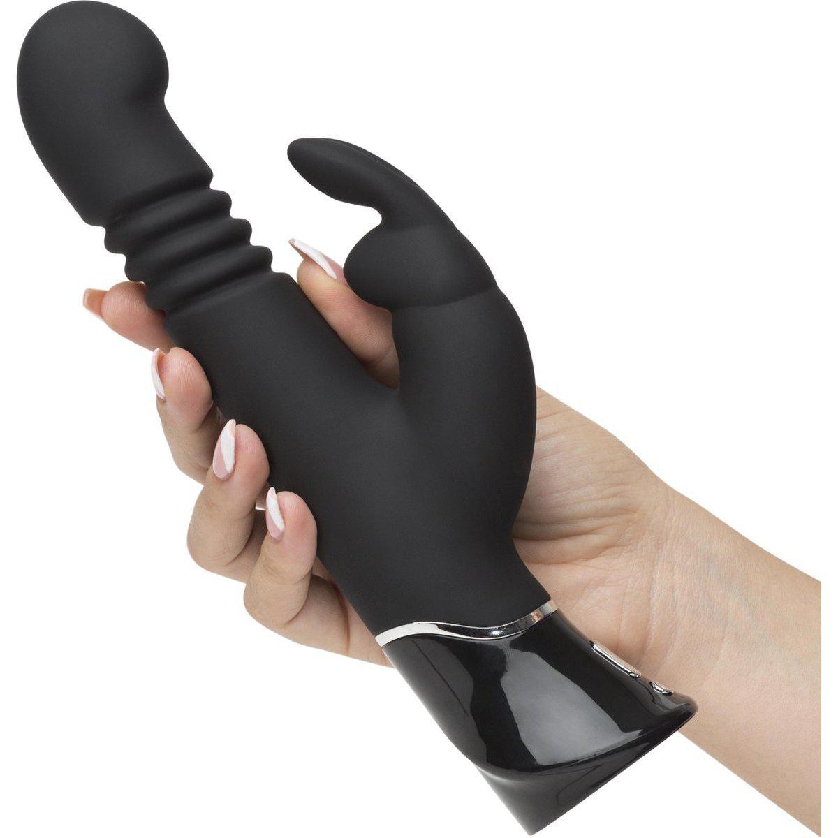 Greedy Girl Thrusting G-Spot Rabbit Vibrator
