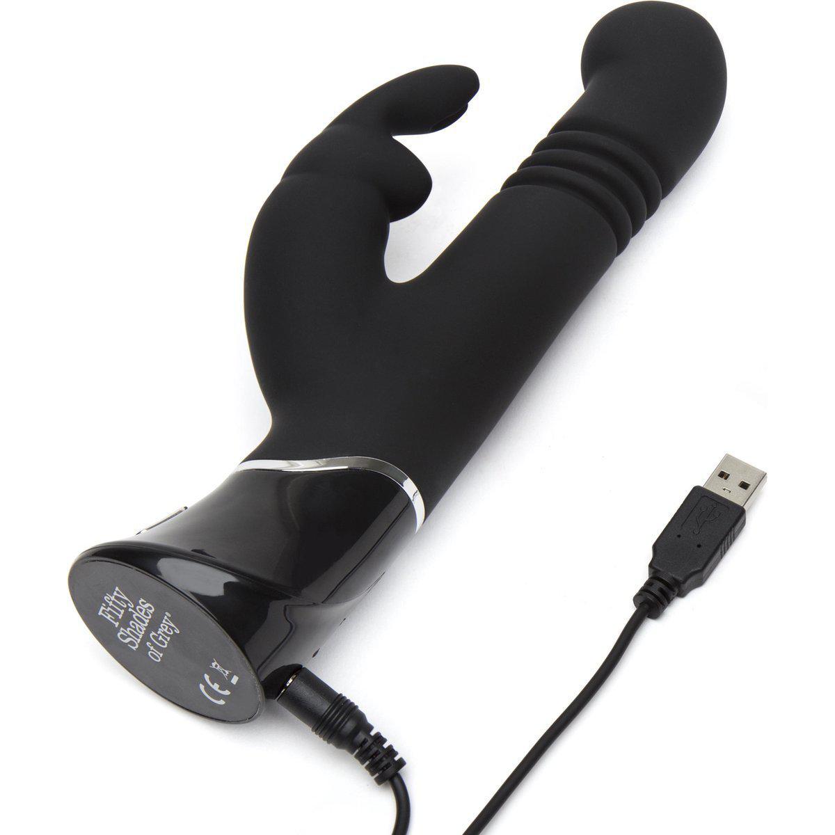 Greedy Girl Thrusting G-Spot Rabbit Vibrator