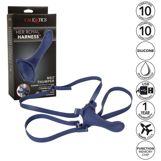 Her Royal Harness ME2 Thumper Set with Vibrating Probe