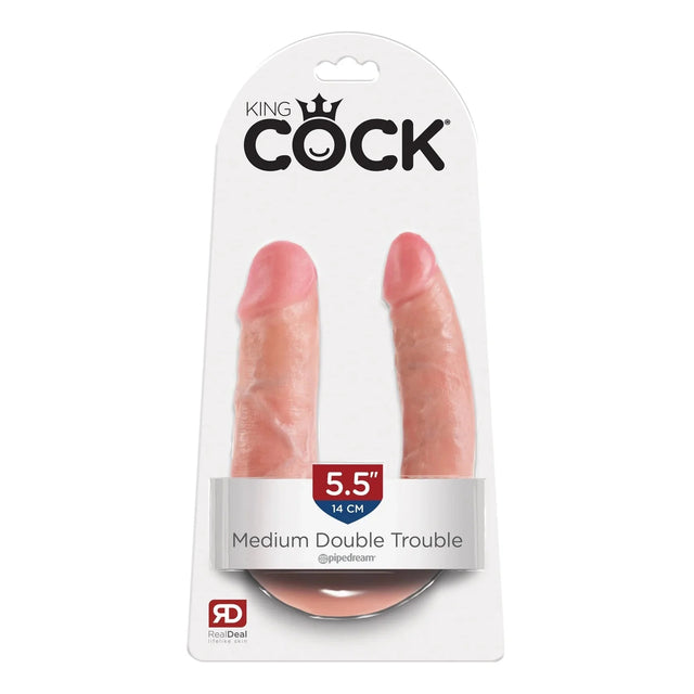 King Cock Medium Double Trouble Dildo