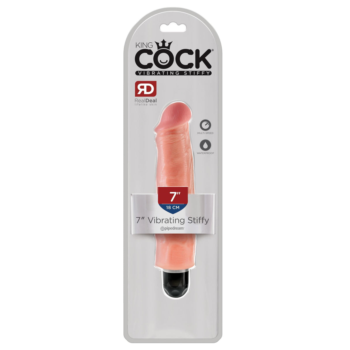 King Cock Vibrating Stiffy Dildo