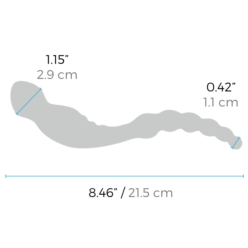 Le Wand Swerve Double-Sided Stainless Steel Pleasure Tool