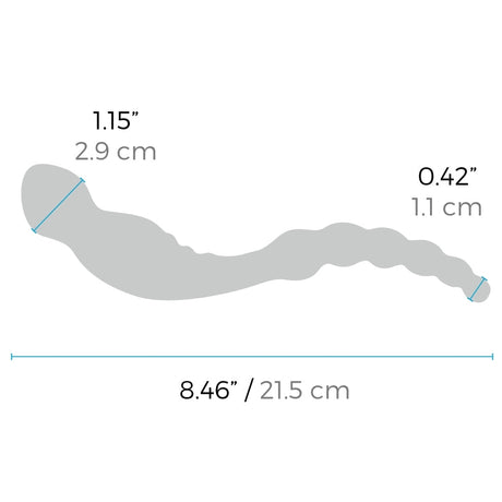 Le Wand Swerve Double-Sided Stainless Steel Pleasure Tool