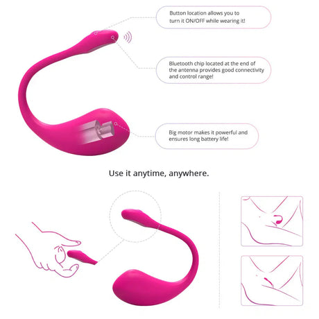 Lovense Lush 2.0 Bluetooth Remote Control Vibrator