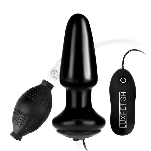 Lux Fetish 4 Inch Inflatable Vibrating Butt Plug