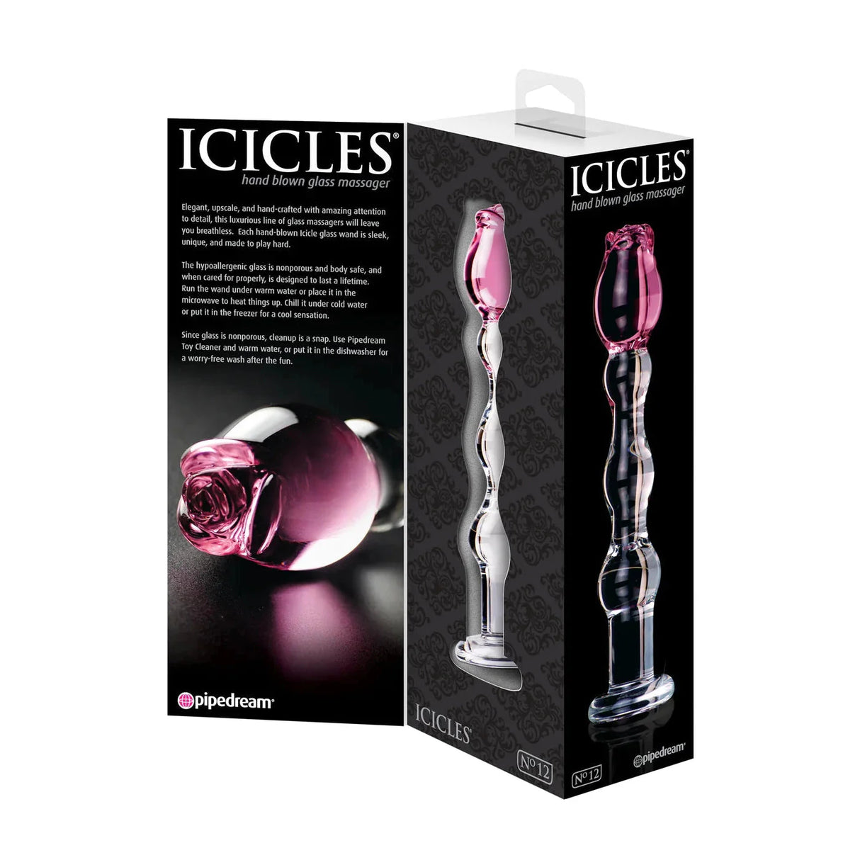No. 12 Glass Rose Dildo