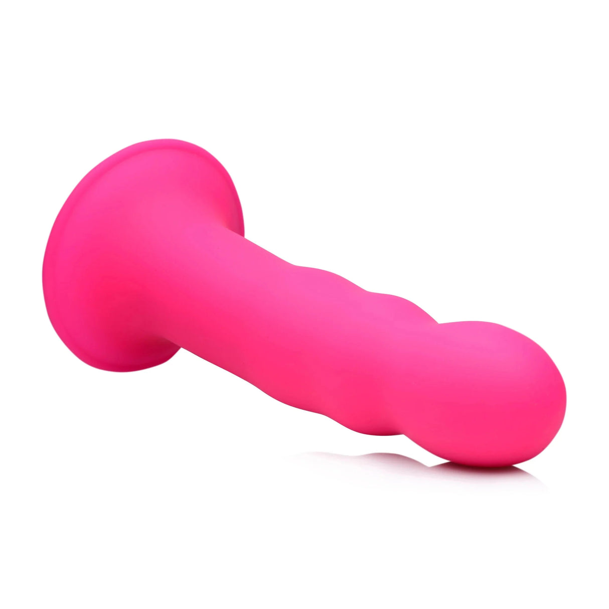 Squeeze-It Squeezable Wavy Dildo for Strap-On