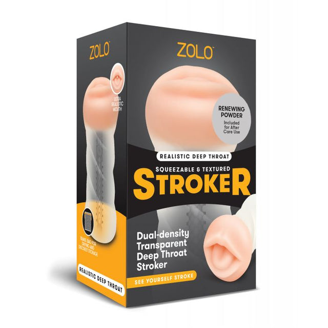 Zolo Realistic Dual Density Deep Throat Stroker
