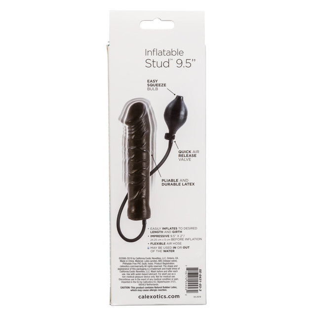 Inflatable Stud 9.5 Inch Dildo
