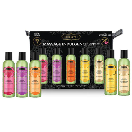 Kama Sutra Naturals Indulgence Sensual Massage Oil Kit