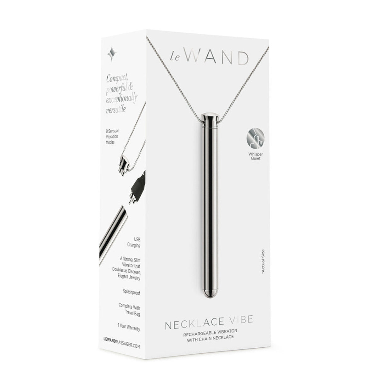 Le Wand Rechargeable Necklace Vibrator