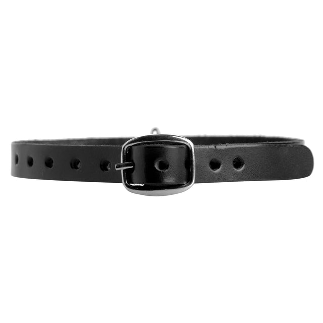 Leather Choker with O-Ring