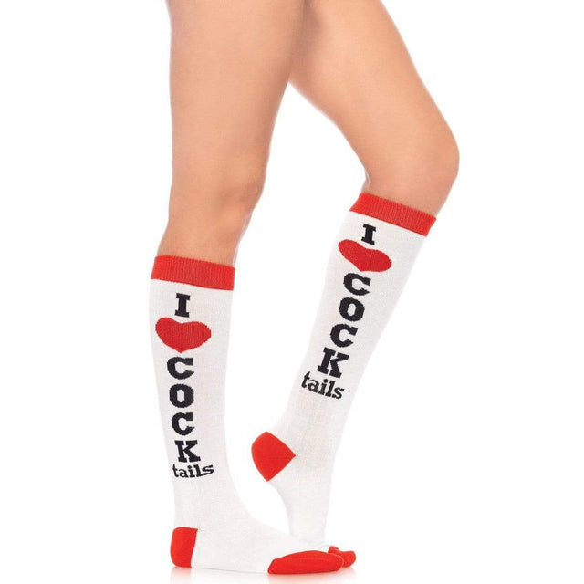 Leg Avenue Cocktails Acrylic Knee High Socks
