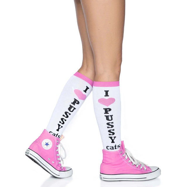 Leg Avenue Pussycat Knee Highs