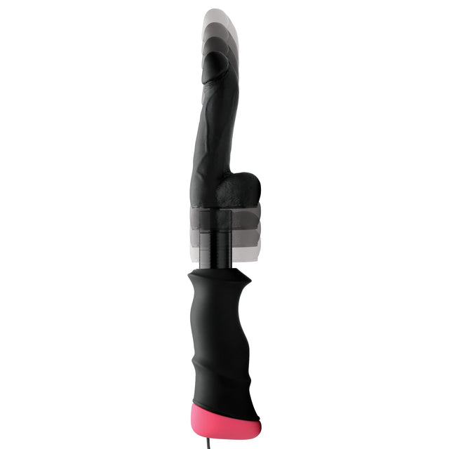Mega-Pounder Hand-held Thrusting Silicone Dildo