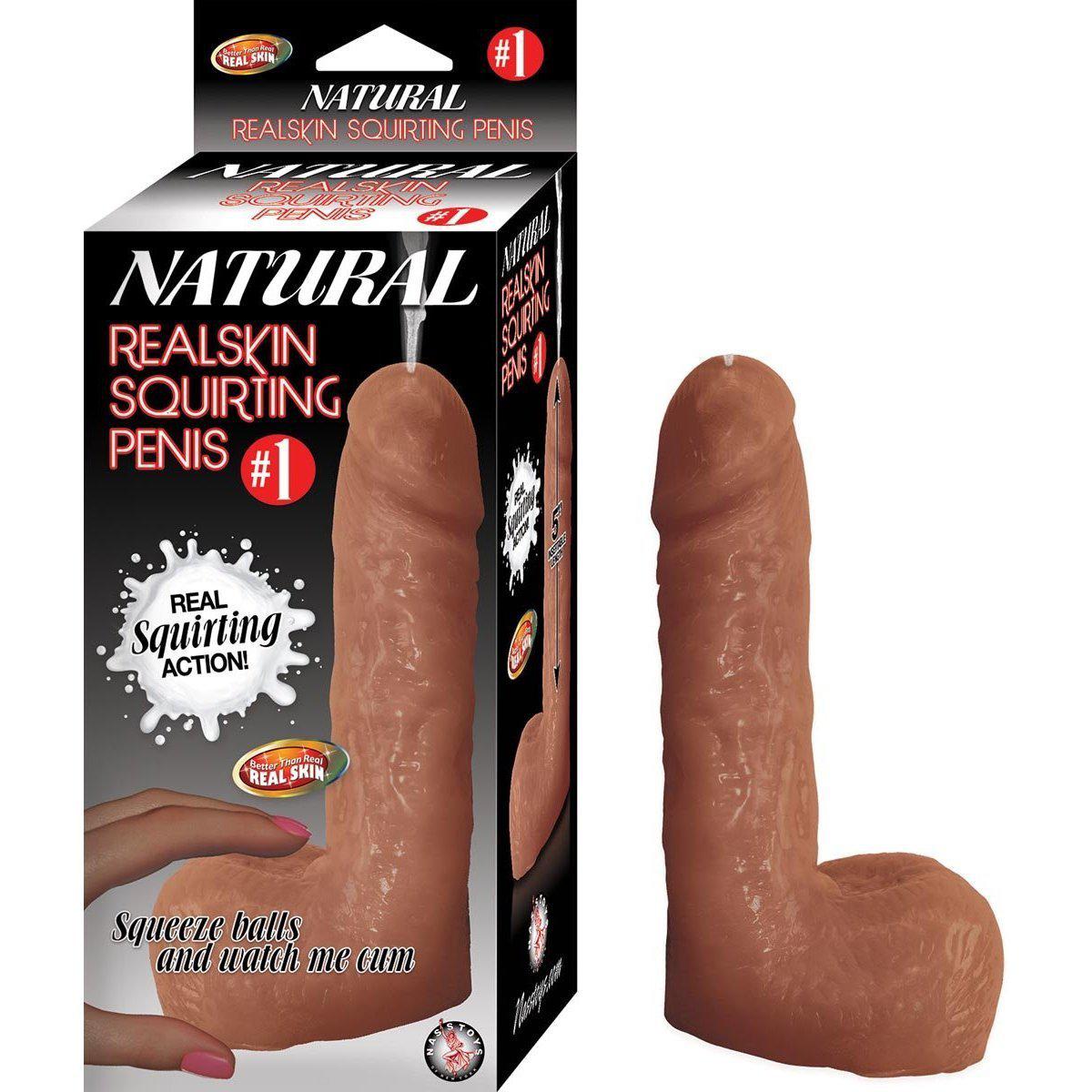 Natural Realskin Squirting Penis