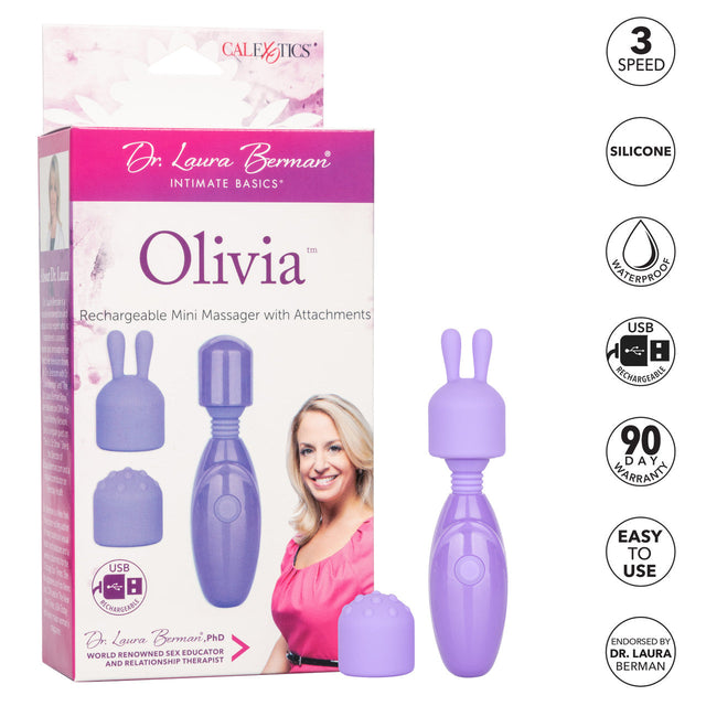 Olivia Rechargeable Mini Wand Massager