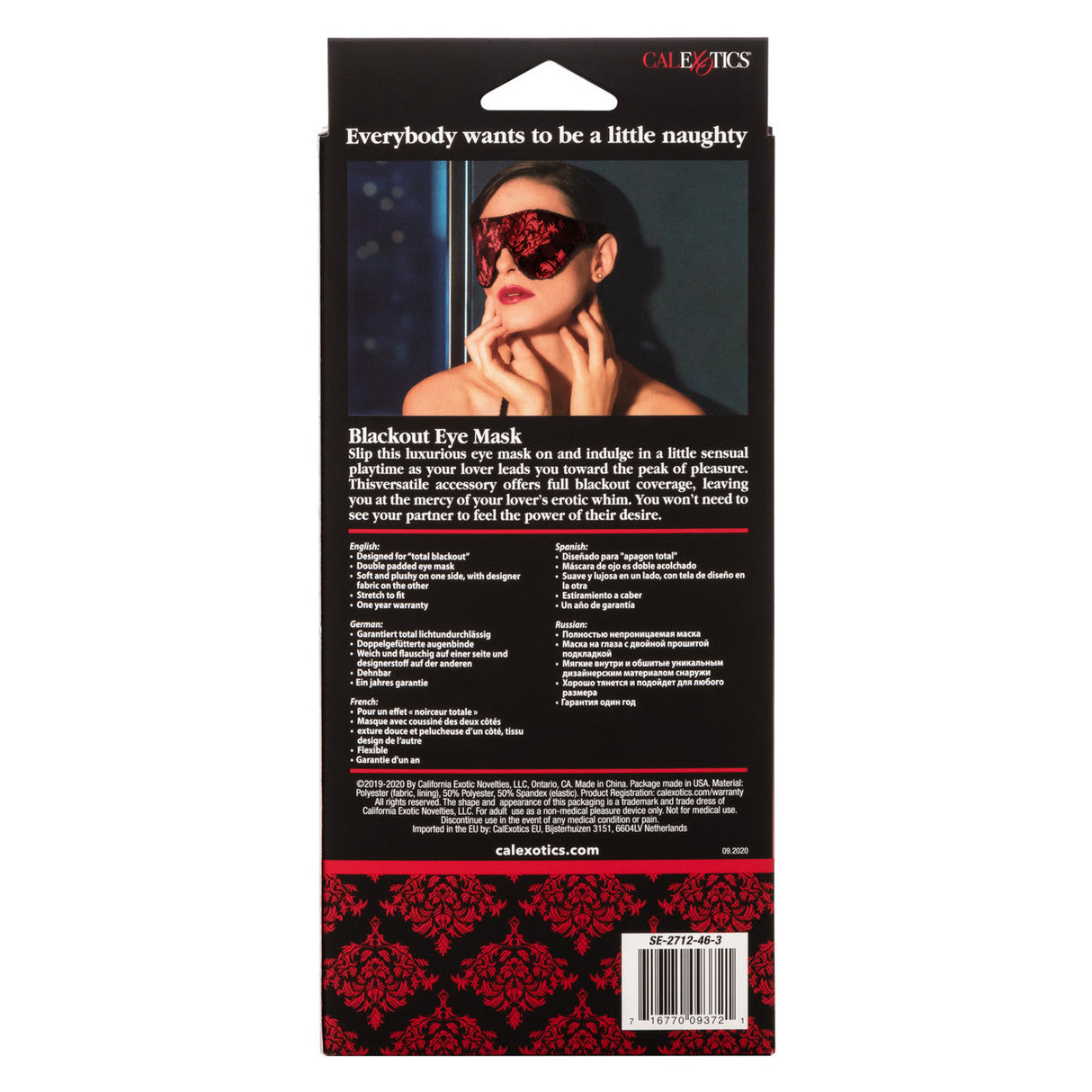 Scandal Black Out Eye Mask