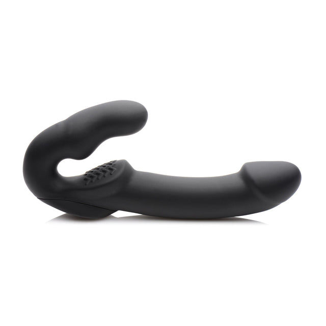 Strap U Evoke Rechargeable Vibrating Silicone Strapless Strap On