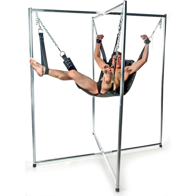 Strict Leather Sling With Stirrups and Pillow